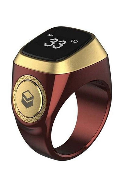 iqibla Smart Tasbih Zikr Ring Muslim Prayer Prayer timing reminder OLED display Tasbih Counter Smart