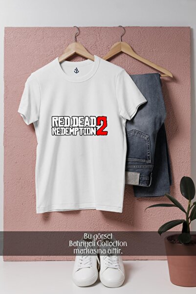 Bahriyeli Collection Tricou unisex supradimensionat cu design Grand Red Dead Redemption 2