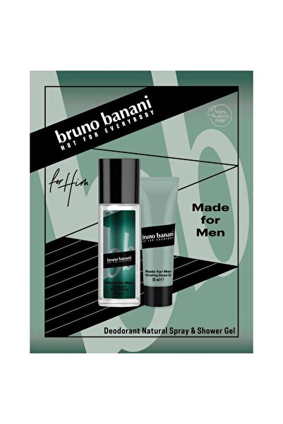 Bruno Banani Gift Set for Men: Deodorant Spray, 75ml + Shower Gel, 50ml