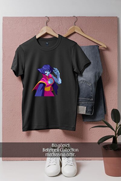 Bahriyeli Collection oversized Night Warriors- Μπλουζάκι Unisex με σχέδιο Darkstalkers' Revenge