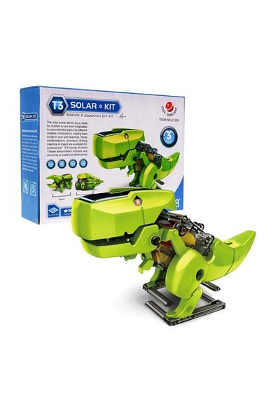 Divendi Kit solar educațional 3 în 1 pentru copii, puteți construi un dinozaur, o bormașină sau o insectă