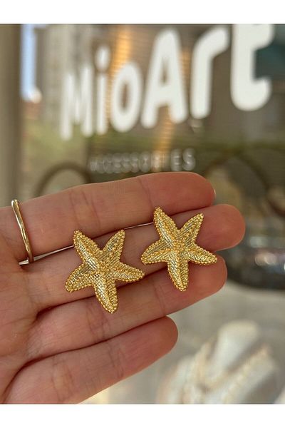 MioArt Starfish Stylish Earrings