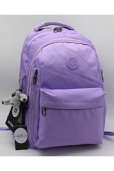 MegiHero School Backpack Unisex Water Resistant Fabric School Bag Mtr2500 Lilac