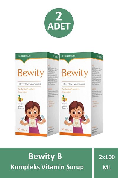Seddar Collection Bewity b complex vitamin syrup 100 ml 2 pieces