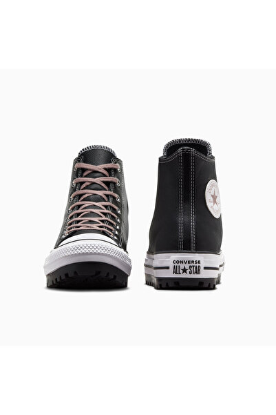 Converse Chuck Taylor All Star City Trek Su Geçirmez Unisex Siyah Deri Bot