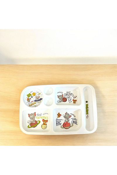 Gead Figured Children's Compartmentalized Dinner Plate