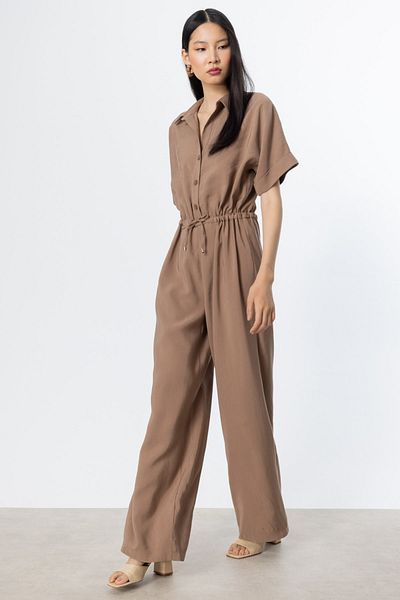 On Fashion Over the Knee Elastic Jumpsuit -54461