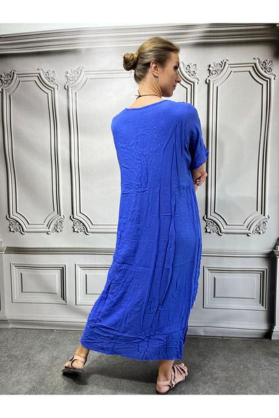AGORATEKSTİL Women's Necklace Gift Cotton Layered Dress