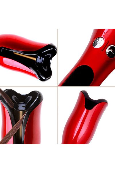 Generic Auto-Rotating Ceramic Hair Curler LCD Temperature Automatic Curling Iron