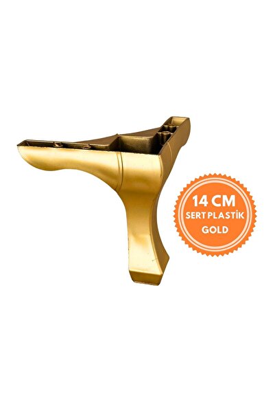 TEKSAN Lüx Lükens 14Cm Mobilya Ayağı, Sert Plastik