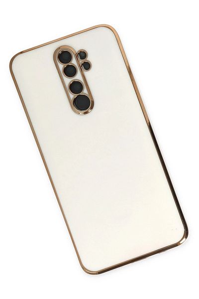 NewFace غلاف هاتف Xiaomi Redmi Note 8 Pro من السيليكون - أبيض ZRNET