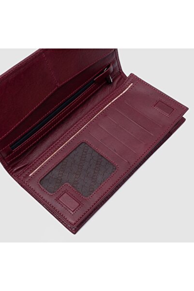 TOGO Bordo Hakiki Deri Kadın Klasik Cüzdan [920088]