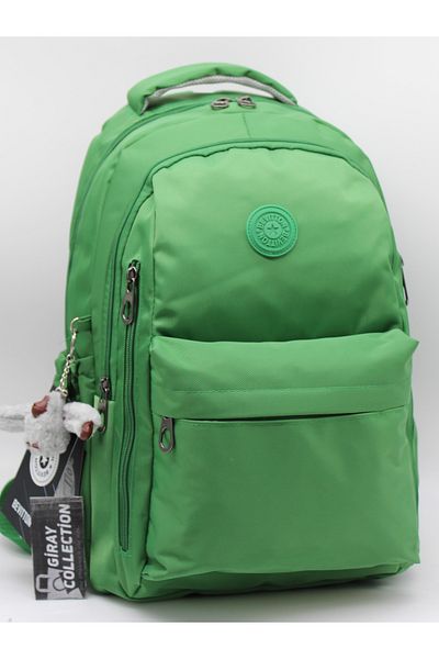 MegiHero School Backpack Unisex Water Resistant Fabric School Bag Grc2500 Green