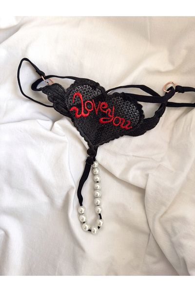 G&H UNDERWEAR Pearl Patterned String