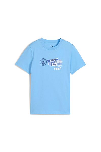 Puma Boys Manchester City ftblNRGY T-shirt - Blue