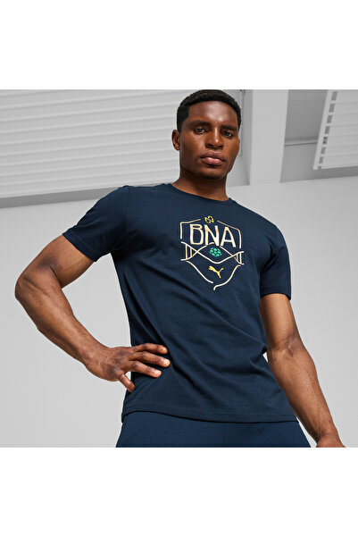 Puma تيشيرت رجالي بشعار نيمار جونيور "BNA" - أزرق