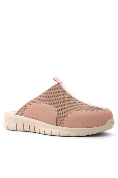 heep Medical Genuine Leather Powder Comfort Cream Sole Sports Slippers
