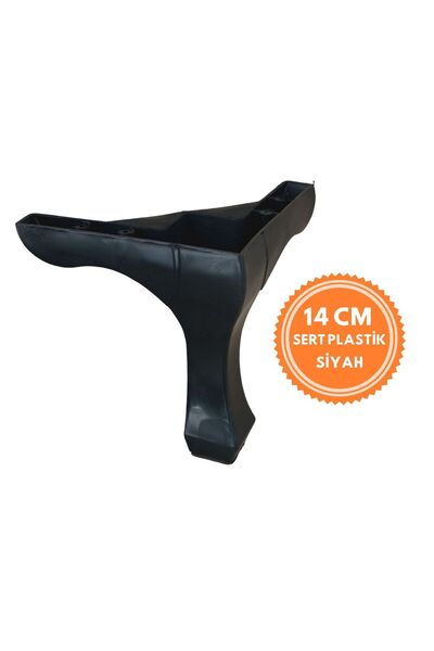 TEKSAN Lüx Lükens 14Cm Mobilya Ayağı, Sert Plastik