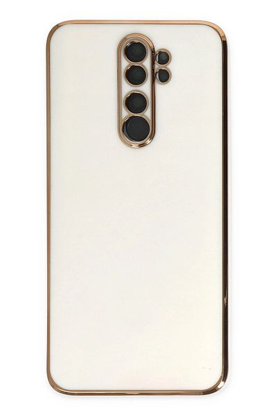 NewFace غلاف هاتف Xiaomi Redmi Note 8 Pro من السيليكون - أبيض ZRNET