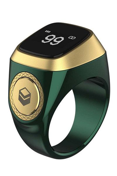 iqibla Smart Tasbih Zikr Ring Muslim Prayer Prayer timing reminder OLED display Tasbih Counter Smart