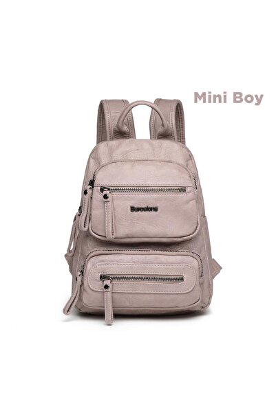 BARCELONA 21K Rucsac de damă din piele de spălat mini dimensiune 21-K Barcelo...