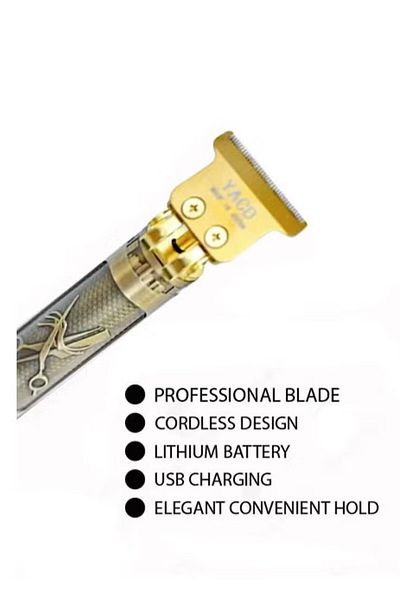 Generic Affordable Elegant Metal Body Cordless Hair Clipper Best Trimmer Professional Stainless Blade