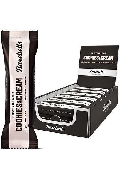 Barebells 20g Protein Bar, Cookies & Cream, 12x55g