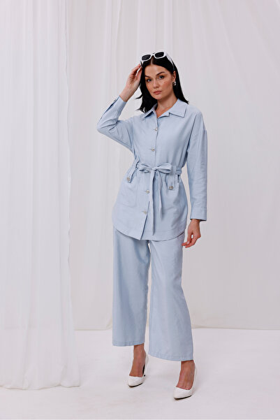 Jupe Kadın Modal Kumaş Geniş Paça Pantolon 6079