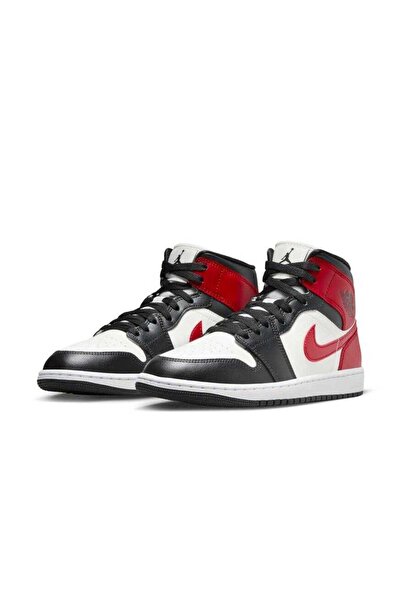 Nike Air Jordan 1 Mid Erkek Sneaker Bilekli Spor Ayakkabı (Blue Sport )