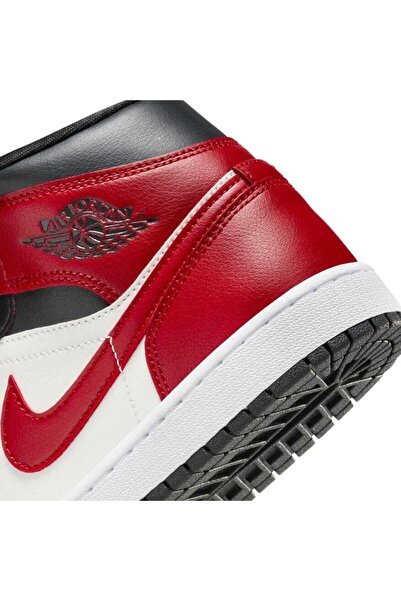Nike Air Jordan 1 Mid Erkek Sneaker Bilekli Spor Ayakkabı (Blue Sport )
