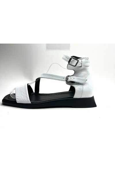 NEWGÜLTEKİN Genuine Leather Moderen Design Confursible Sole with Adjustable Buckle