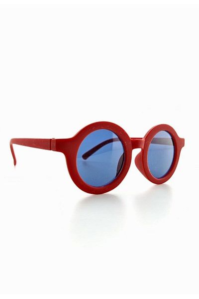 Lexi Bella Summer's Most Fun Accessory Summer Combination Boys' Sunglasses Red Round Frame Uv 400