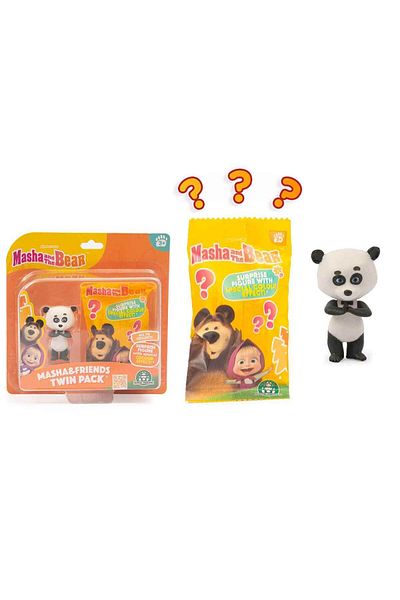 Maşa ve Koca Ayı Masha and the Bear 2-Piece Figure Pack Panda