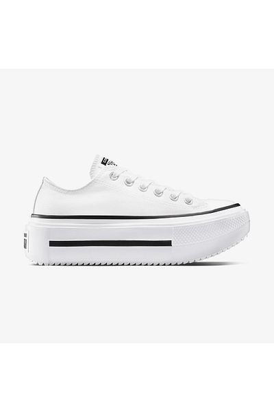 converse Chuck Taylor All Star Lift Double Stack Platform Women's White Sneaker