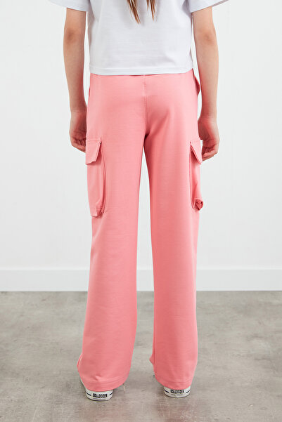 Fulla Moda Κοριτσίστικο παντελόνι με ελαστική μέση Cargo Pocket