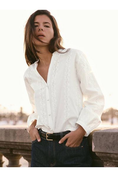 Panku Bizu Design Store Virginia Fisto White Shirt
