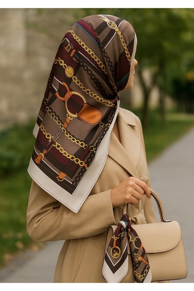 VİZYON %100 İpek Tivil Eşarp