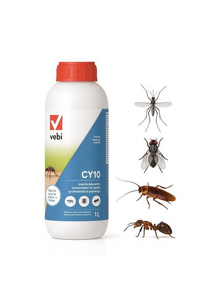Vebi Insecticid CY10 anti tantari, muste, gandaci, insecte, Vebi 1 L