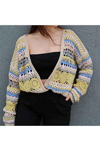 Ethab Ticaret La Mia Cottony Orange Hand Knitting Lanyard - P22 - 33654