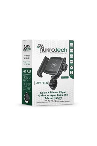 Nukrotech MRT PLUS Klipsli Motosiklet Telefon Tutucu