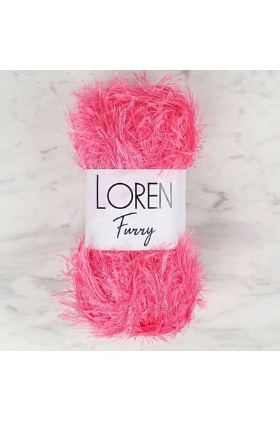 Kartallar Store Λόρεν Φούρρυ Σκούρο Ροζ Μαλλί Πλεκτικής - Rf016 - 34050