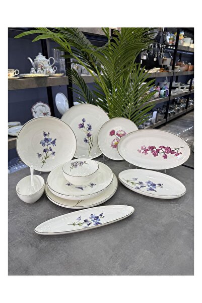 ACAR 45 Parça Porselen Yemek & Kahvaltı Takımı