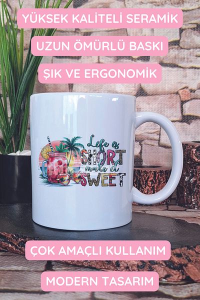giftkonsept Life Is Short Make It Better Printed Gift Mug