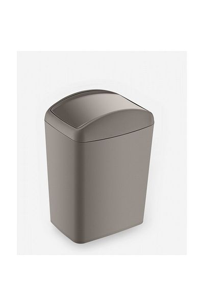Raki Trash can with hinged lid RAKI TERRA 10l, 16x22.5xh32cm