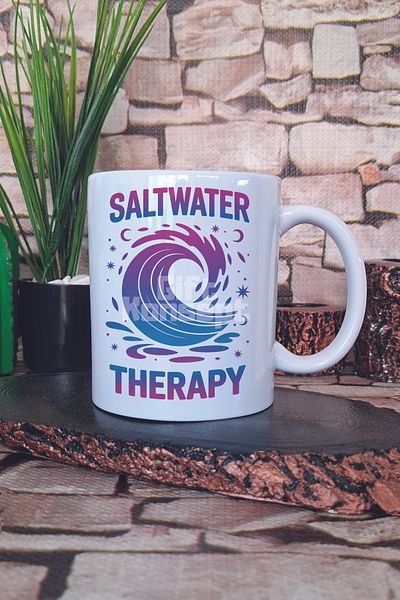 giftkonsept Saltwater Therapy Printed Gift Mug