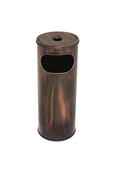 Raki Hotel trash can with ashtray COPPER 20.5x20.5x58cm