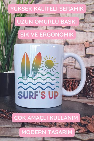 giftkonsept Surf's up Printed Gift Mug