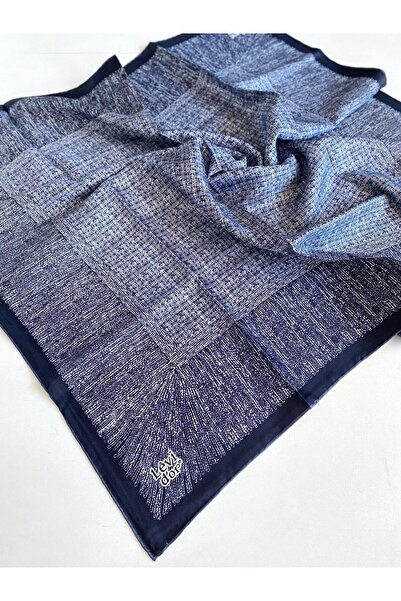 Levidor Tivil Pure Silk Scarf 49264 Μπλε ναυτικό μεικτό σχέδιο