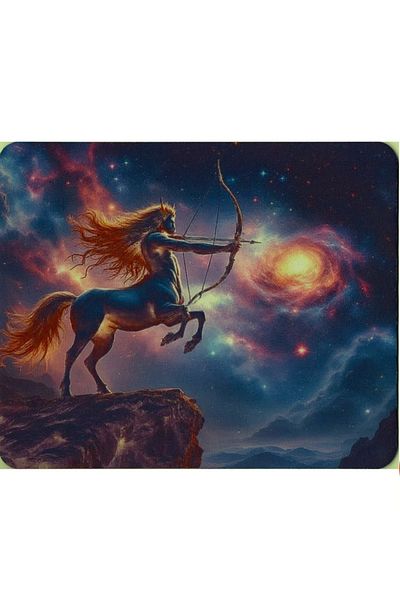 usin Sagittarius Patterned Type Non-Slip Base Optical Computer Notebook Horoscopes Mouse Pad Mauspad 17X 21 cm