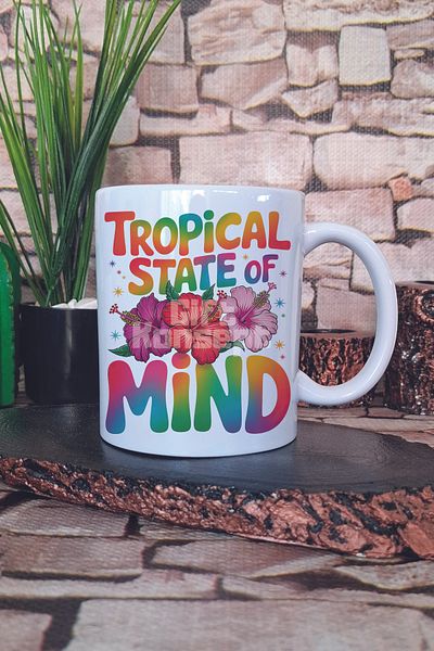 giftkonsept Tropical State of Mind Printed Gift Mug